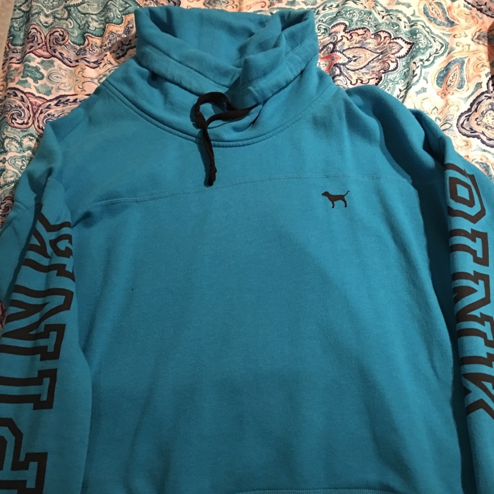 PINK cowel neck sweatshirt